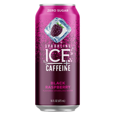 Sparkling Ice Caffeine Black Raspberry Sparkling Water 16oz