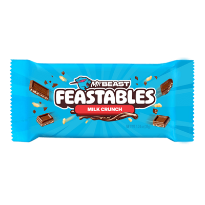 Feastables MrBeast Milk Chocolate Crunch Bar 1.24oz