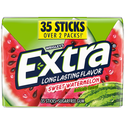 Wrigley's Extra Sweet Watermelon Sugar Free Gum 35stk