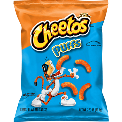 Cheetos Puffs Cheese Flavored Snacks 2.5oz