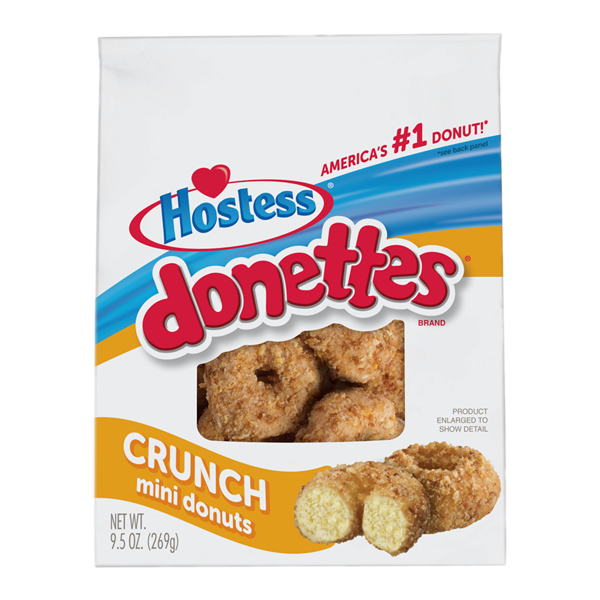 Hostess Donettes Crunch Mini Donuts 9.5oz - Order Online for