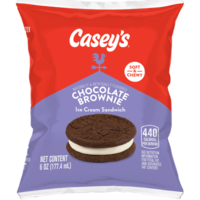 Casey's Chocolate Brownie Ice Cream Sandwich 6oz