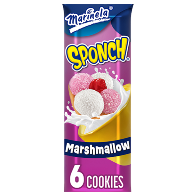 Marinela Coconut and Strawberry Marshmallow Cookies 3.17oz