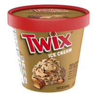Twix Caramel and Fudge Swirl Ice Cream 14oz