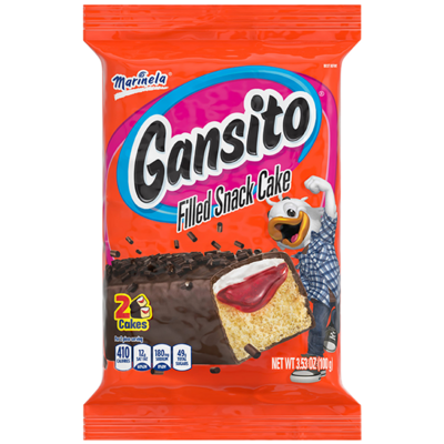 Gansito Strawberry Filled Chocolate Snack Cake 3.53oz