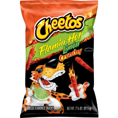Cheetos Crunchy Flamin' Hot Limón 2.875oz