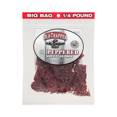 Old Trapper Peppered Beef Jerky 4oz