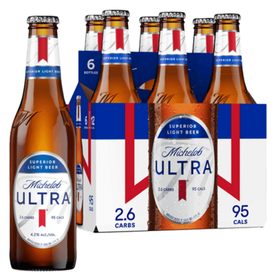 Michelob ULTRA 12oz Bottle 6-pack 