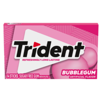 Trident Bubblegum Sugar Free Gum 14stk