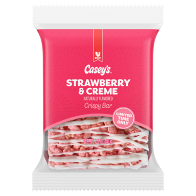 Casey’s Strawberry & Crème Crispy Bar 3.3oz