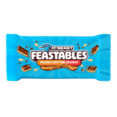Feastables MrBeast Peanut Butter Crunch Bar 1.24oz