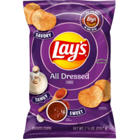 Lay's All Dressed Potato Chips 7.75oz