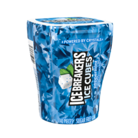 ICE BREAKERS Ice Cubes Peppermint Sugar Free Gum 3.24oz 