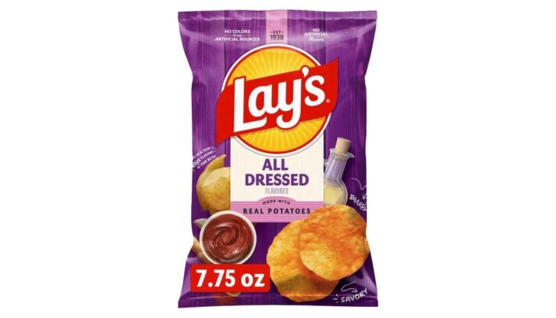 lays all dressed Lay's Potato Chips 7.75oz Pink Princess Crochet Dress Whites The much loved taste Color:Black/Grey lay's all dressed chips