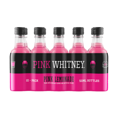 New Amsterdam Pink Whitney Lemonade Flavored Vodka 50ml 10-Pack 