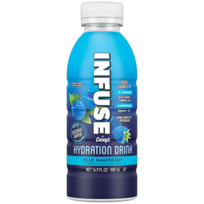 Infuse by Casey's Blue Raspberry Hydration Drink 16.9oz