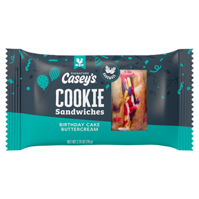 Casey’s Birthday Cake Buttercream Cookie Sandwiches 2.75oz