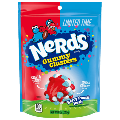 Nerds Gummy Clusters Berry Punch Rush 8oz - Order Online for