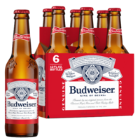 Budwiser 12oz Bottle 6-Pack