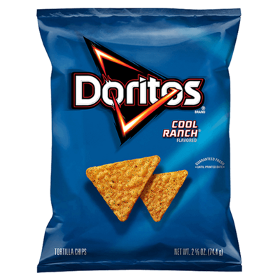 Doritos Cool Ranch Flavored Tortilla Chips 2.625oz