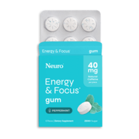 Neuro Gum Energy & Focus Gum Peppermint 6ct