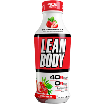 Lean Body Strawberry Protein Shake 14oz