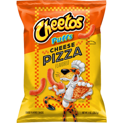 Cheetos Puffs Cheese Pizza Flavored Snacks 8oz