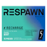 5 Respawn Cool Mint Gum 15Stk