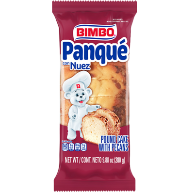 Bimbo Pecan Pound Cake with Pecans 9.88oz