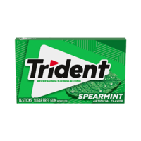 Trident Spearmint Sugar Free Gum 14stk