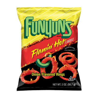 Funyuns Flamin' Hot Onion Flavored Rings 2oz