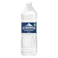 Ice Mountain, Deer Park, or Ozarka Water 1 Liter