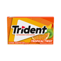 Trident Tropical Twist Sugar Free Gum 14stk