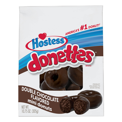 Hostess Double Chocolate Frosted Donettes 10.75oz