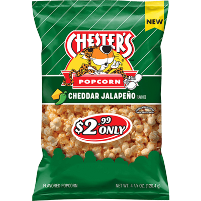 Chester's Cheddar Jalapeño Popcorn 4.25oz