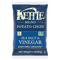 Kettle Brand Potato Chips Salt & Vinegar 2oz