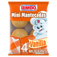 Bimbo Mini Vanilla Muffins 4.41oz