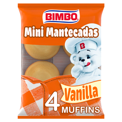 Bimbo Vanilla Mini Muffins 4.41oz