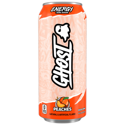 Ghost Energy Peaches 16oz