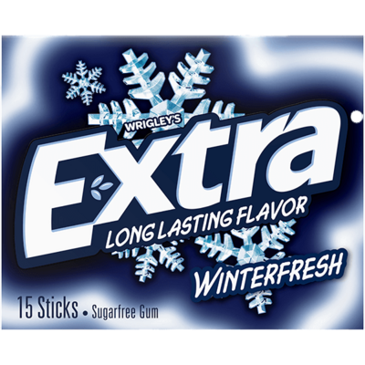 Wrigley's Extra Winterfresh Sugar Free Gum 15stk