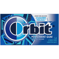 Orbit Peppermint Sugar Free Gum 14stk