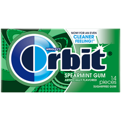 Orbit Spearmint Sugar Free Gum 14stk