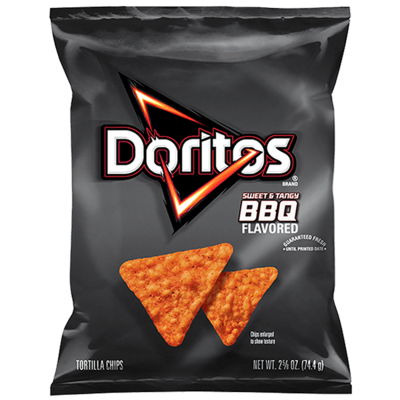 Doritos Sweet & Tangy BBQ Flavored Tortilla Chips 2.625oz