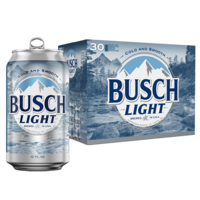 Busch Light 12oz Can 30-Pack