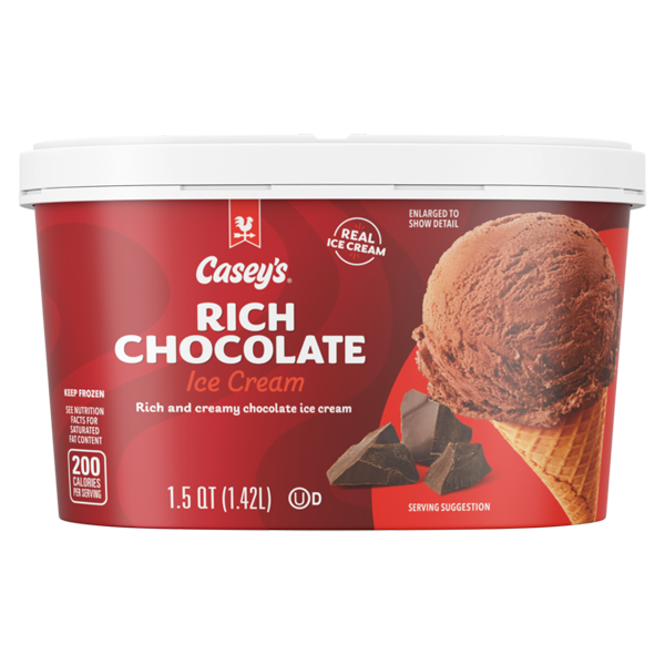Casey's Chocolate Ice Cream 48oz - Order Online for Deliver