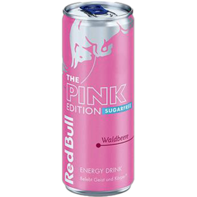 Red Bull Pink Wild Berries Sugar Free Energy Drink 8.4oz