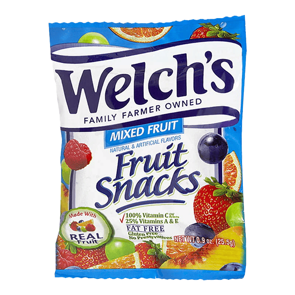 Welchs Fruit Snack Mixed Fruit .9oz - Order Online for Delivery or