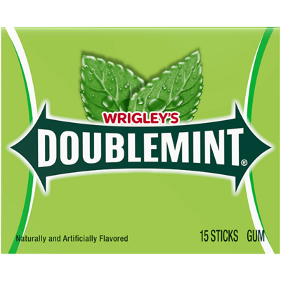 Wrigley's Doublemint Gum 15stk
