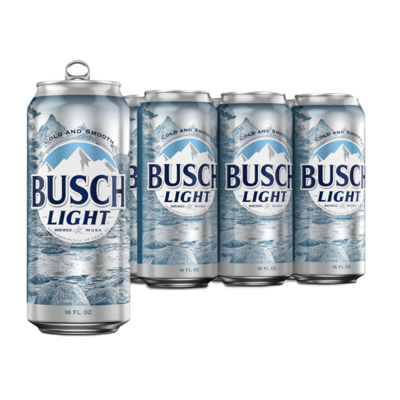 Busch Light 16oz Can 6-Pack  
