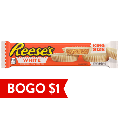 Reese's Peanut Butter Cups White Creme King Size 2.8oz